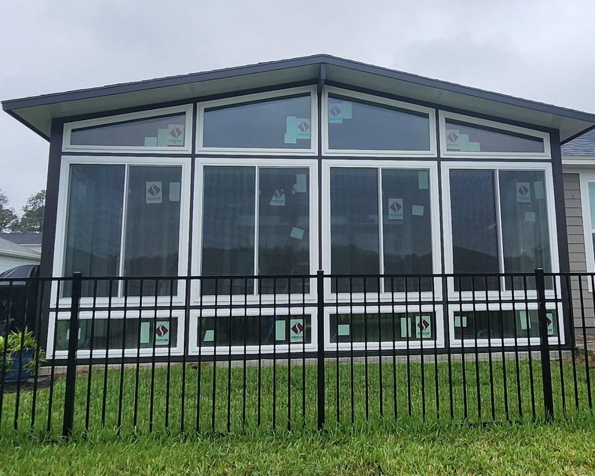 Gable sunroom completed by Better Home Improvement in Fernandina Beach, FL