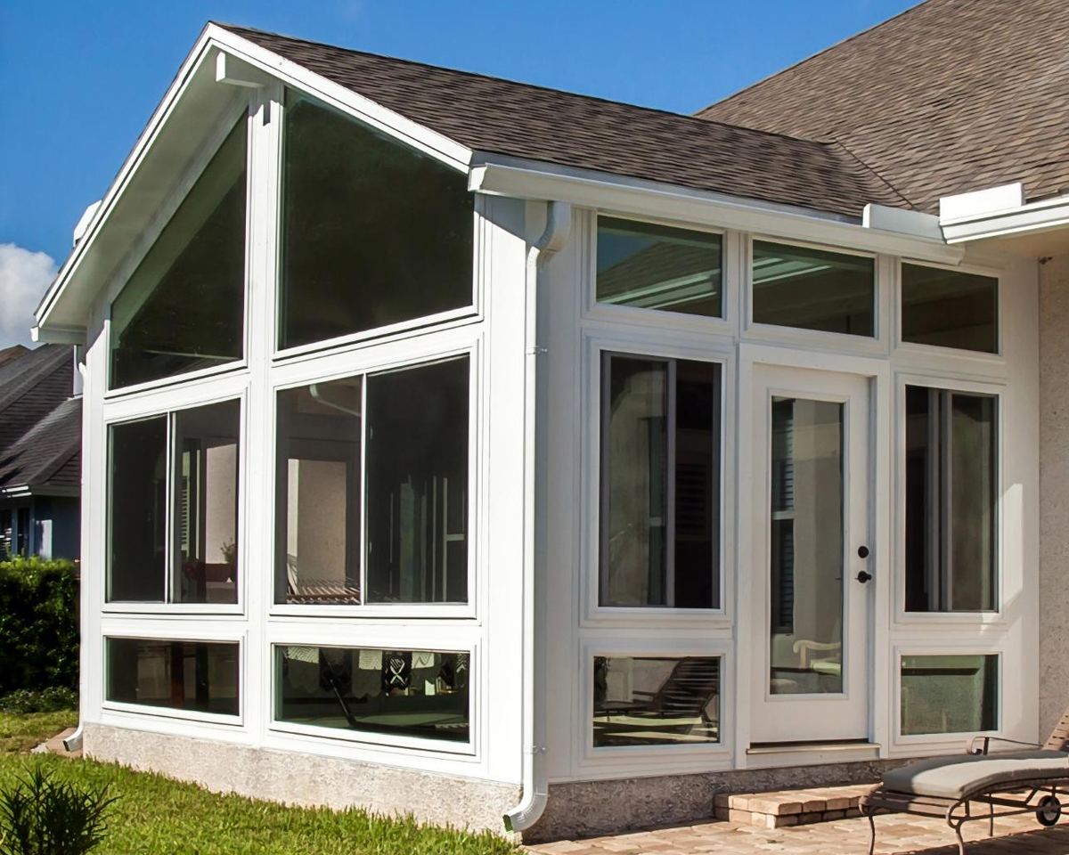 Gable sunroom completed by Better Home Improvement in Orange Park, FL